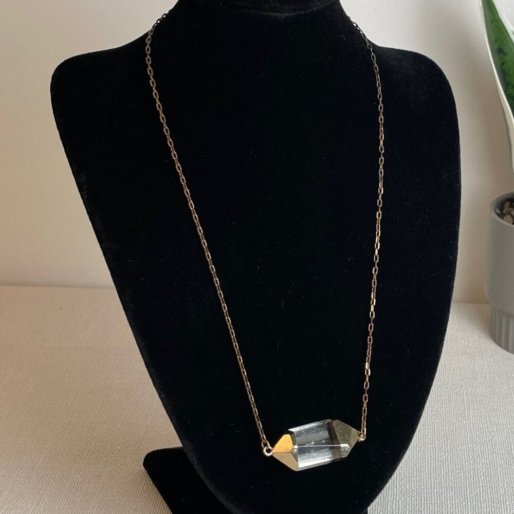 Crystal & Gold Necklace
